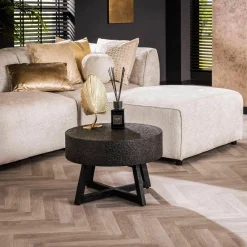 WoonStijl Salontafel Ø60 low bulky ferro Clearance