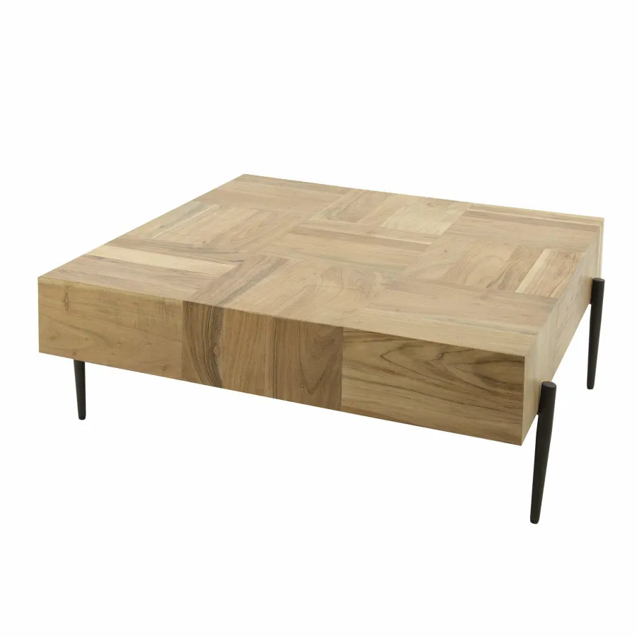 WoonStijl Salontafel Blocks acacia 90x90cm