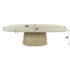 WoonStijl Salontafel Centro 135cm Discount