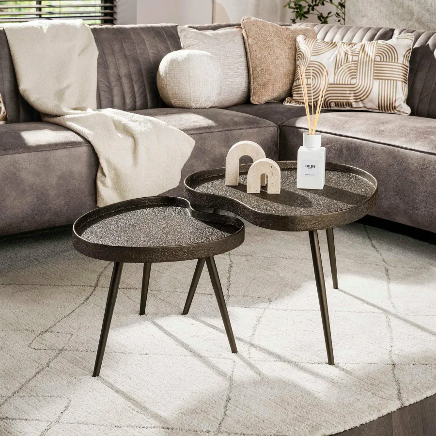 WoonStijl Salontafel Contour niervormig set van 2 Discount