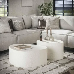 WoonStijl Salontafel driehoekig stone - set van 2 Hot