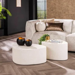 WoonStijl Salontafel driehoekig stone - set van 2 Hot