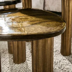 WoonStijl Salontafel L Eclipse goud antiek finish Outlet