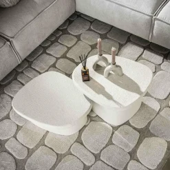 WoonStijl Salontafel L stone organisch set van 2 New