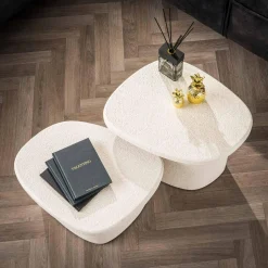 WoonStijl Salontafel L stone organisch set van 2 New