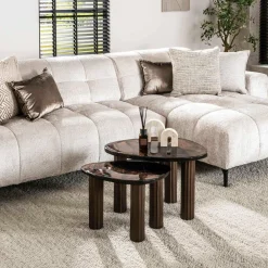 WoonStijl Salontafel M Eclipse koper antiek finish Online