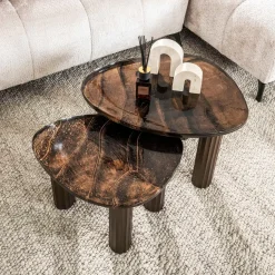 WoonStijl Salontafel M Eclipse koper antiek finish Online