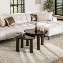 WoonStijl Salontafel M Eclipse koper antiek finish Online