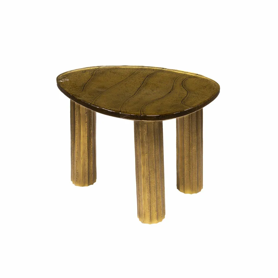 WoonStijl Salontafel S Eclipse goud antiek finish Hot