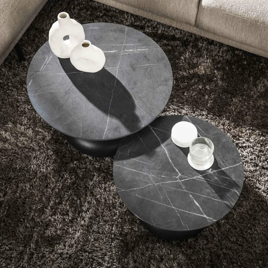 WoonStijl Salontafel set van 2 drop shape Online