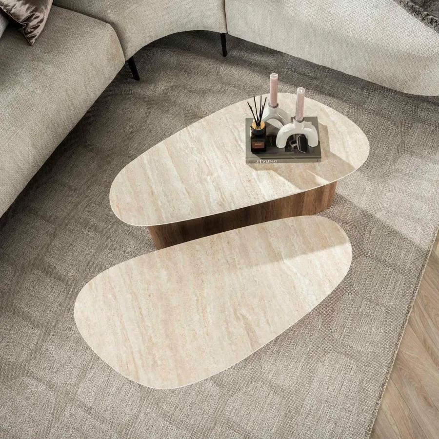 WoonStijl Salontafel set van 2 Romano driehoekig Online