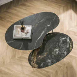 WoonStijl Salontafel set van 2 niervormig fossil Hot