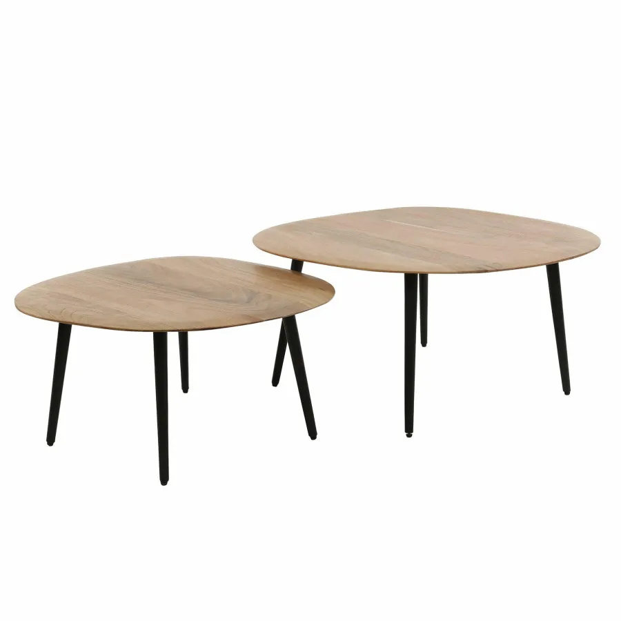 WoonStijl Salontafel set van 2 Rock organisch Clearance