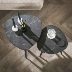 WoonStijl Salontafel set van 2 driehoek organisch Discount