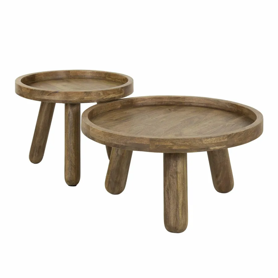 WoonStijl Salontafel set van 2 tripod Discount