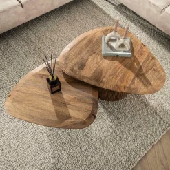 WoonStijl Salontafel set van 2 wave driehoekig blad Sale