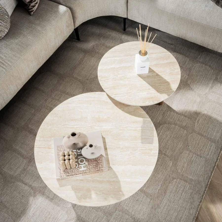WoonStijl Salontafel set van 2 Romano rechthoekige poot Sale