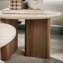 WoonStijl Salontafel set van 2 Romano rechthoekige poot Sale