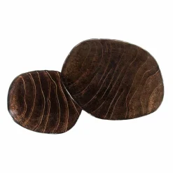 WoonStijl Salontafel set van 2 Eclipse brons antiek finish New