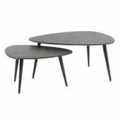 WoonStijl Salontafel set van 2 pear shaped organisch New