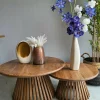 WoonStijl Salontafel set van 2 tweak conisch massief mango