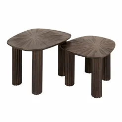 WoonStijl Salontafel set van 2 vierhoekig Maya teak