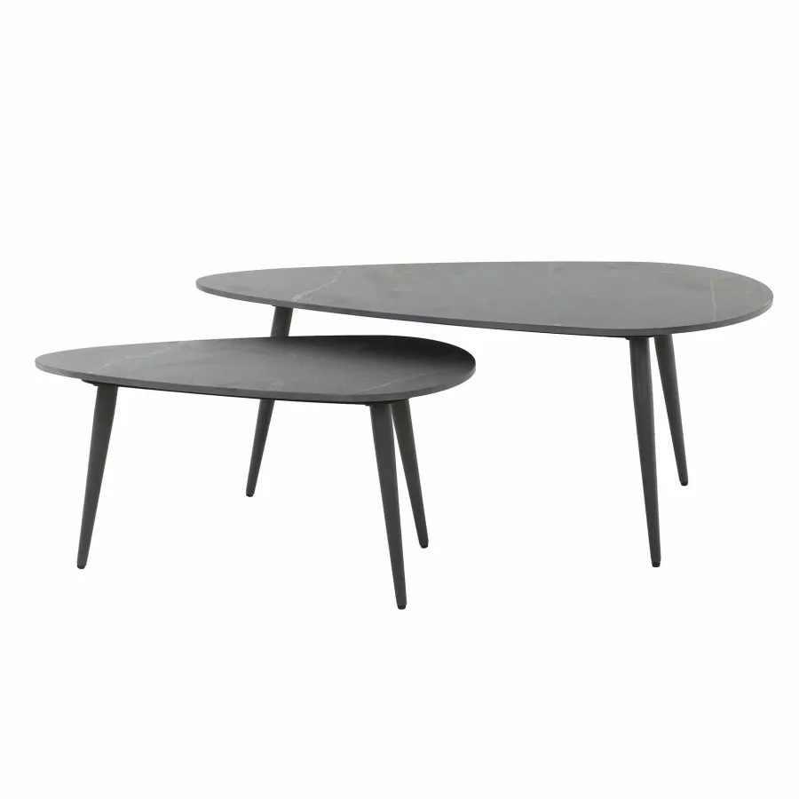 WoonStijl Salontafel set van 2 niervormig ceramic Sale