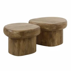 WoonStijl Salontafel Sleek mango set van 2 Discount