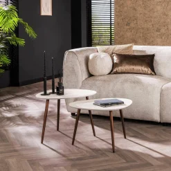 WoonStijl Salontafel Stone - set van 2 driehoekig Outlet