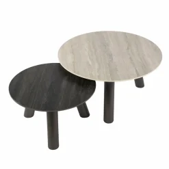 WoonStijl Salontafel Twin set van 2 ronde salontafels