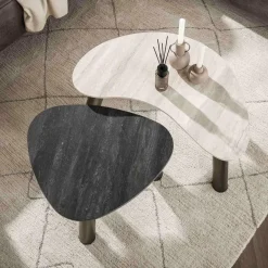 WoonStijl Salontafel Twin organisch set van 2 salontafels Sale