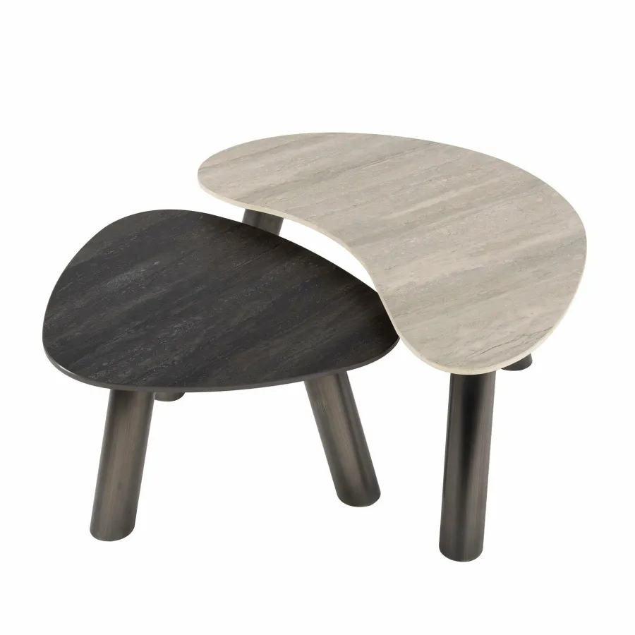 WoonStijl Salontafel Twin organisch set van 2 salontafels Sale