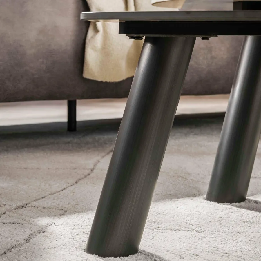 WoonStijl Salontafel Twin log set van 2 salontafels