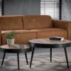WoonStijl Set van 2 bijzettafels robuust doorleefd hardhout Sale
