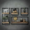 WoonStijl Set Wandplanken Live Edge Medium Clearance