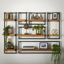 WoonStijl Set Wandplanken Live Edge Groot Online