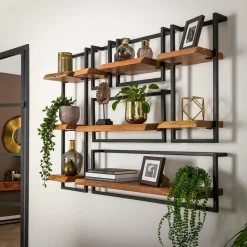 WoonStijl Set Wandplanken Live Edge Groot Online