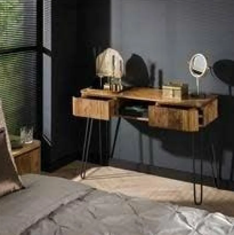 WoonStijl Sidetable / kaptafel Wave met 2 lades Best