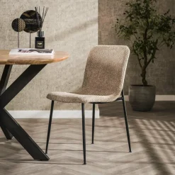 WoonStijl Stoel Tube support - boucle zand Online