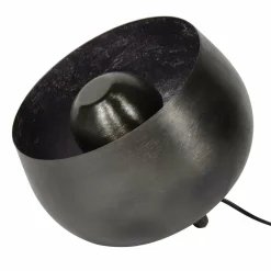 WoonStijl Tafellamp Ø28 basket / Zwart nikkel