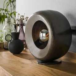 WoonStijl Tafellamp Ø30 Try Zwart Nikkel