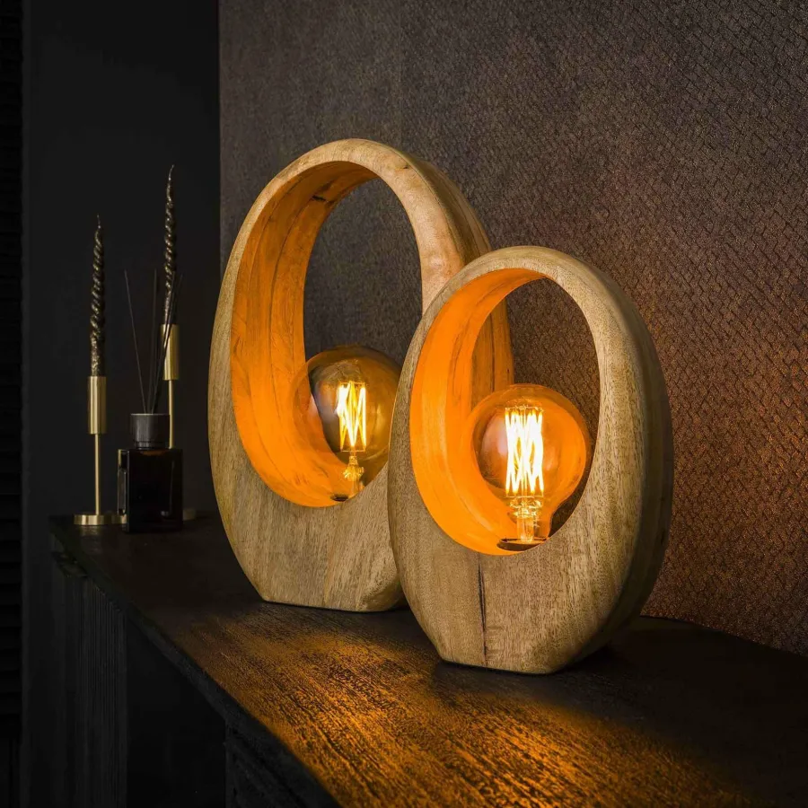 WoonStijl Tafellamp Arch wood M Best