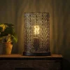 WoonStijl Tafellamp armor tube / Zwart bruin Online