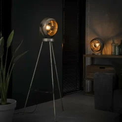 WoonStijl Tafellamp beam/Oud zilver Discount
