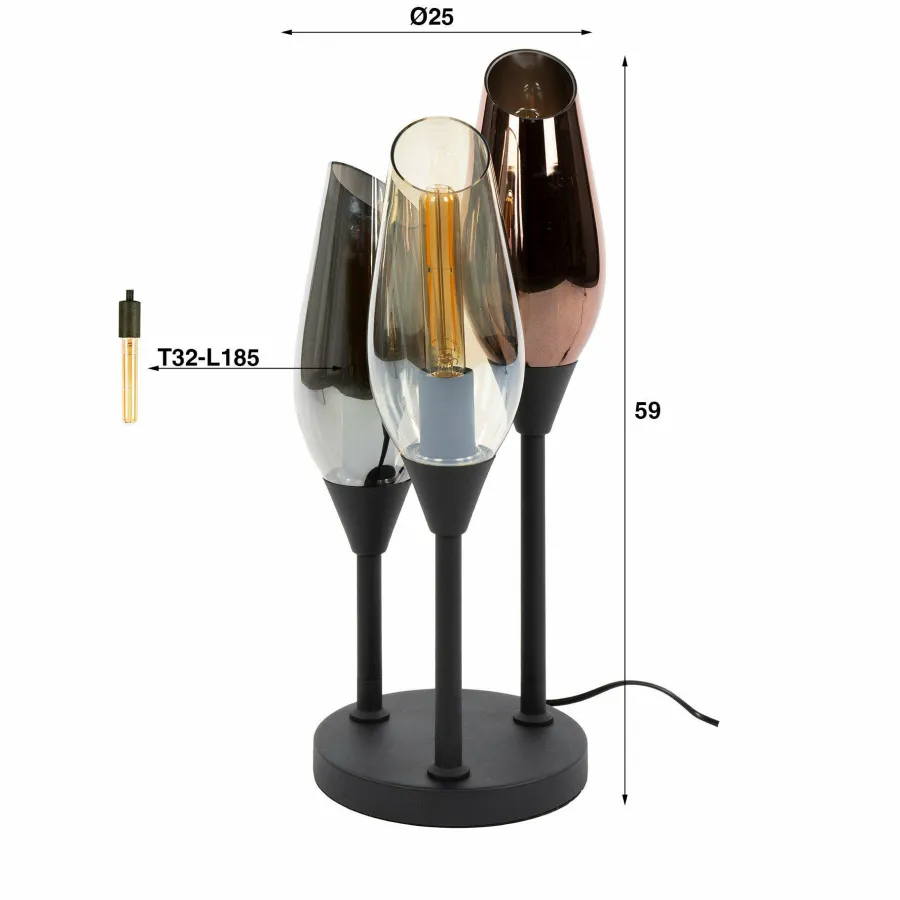 WoonStijl Tafellamp Cocoon 3-lichts Best