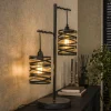 WoonStijl Tafellamp 2L spindle / Slate grey Online