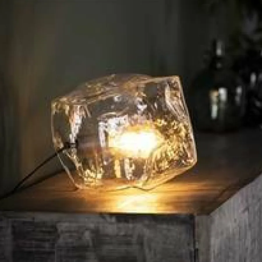 WoonStijl Tafellamp Rock Chromed glas Sale