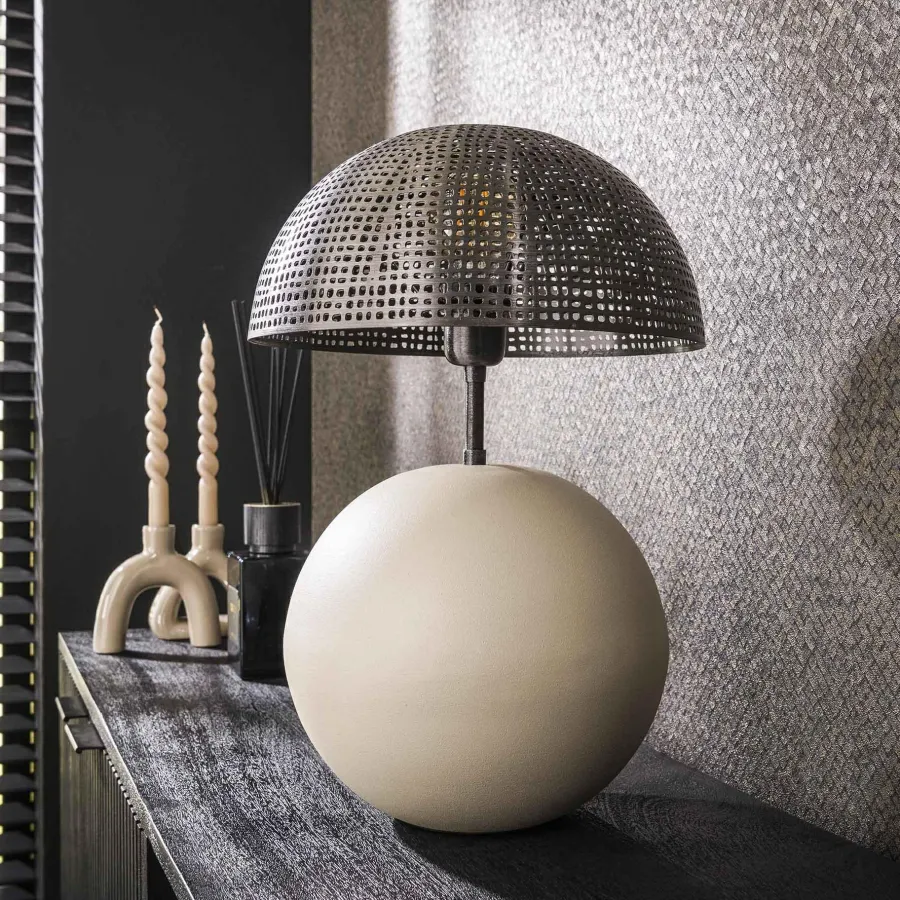 WoonStijl Tafellamp Sphere natural Discount