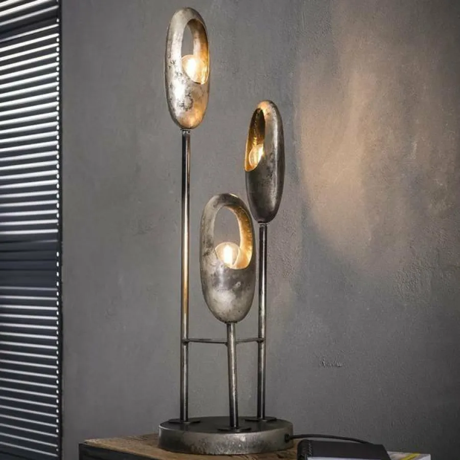 WoonStijl Tafellamp 3x open oog getrapt New