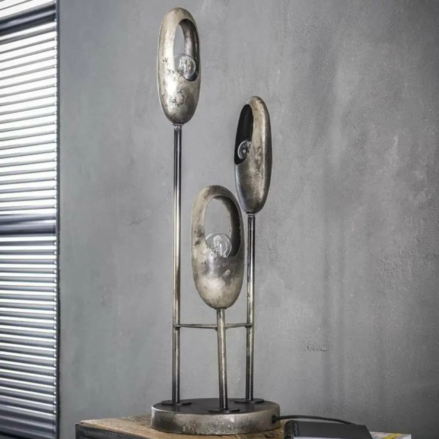 WoonStijl Tafellamp 3x open oog getrapt New
